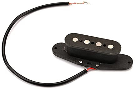 NIHENHAO 4-saitiger Single Coil GMB520 Bassgitarren-Tonabnehmer, schwarz, einfach zu installieren, für Gitarrenliebhaber, Anfänger, Spieler, Lernbänder