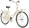 HOLLANDIA Hollandrad Damen 28 Royal Dutch Singlespeed Schwarz RH 49 cm (Weiß)