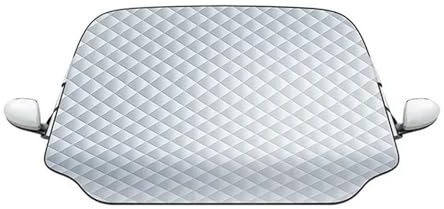 DZSJFGAIS Films Protection Antigel Auto pour VW pour Polo pour Tiguan pour Passat B5 B6 B7 pour Golf 4 5 Voiture Anti-Neige Pare-Brise Protection Coton Parasol Anti Glace Gel(148 126)