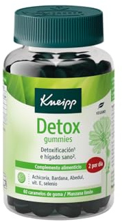 Kneipp Detox Gummies Selenio y Vitaminas, 60 uds | Gummies con selenio y vitaminas para complementar una alimentación equilibrada.