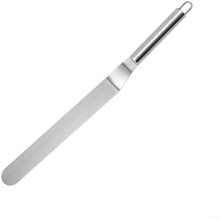 Spatole da pasticceria in acciaio inox facili da pulire per un'esperienza di cottura efficiente (manovella 25,4 cm)