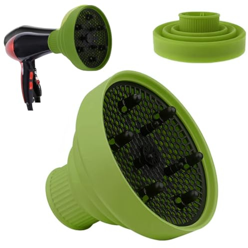 GNHG Diffusore Capelli Ricci - Universale, Ripiegabile e PortatileDiffusore in Silicone, Diffusore Capelli Ricci