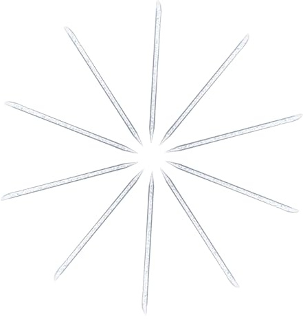Mikinona Bâtonnets Pointillés pour Ongles 100 Pièces 9,5 Cm Plastique Bleu Repousse-cuticules Manucure Pédicure Précision Outils de Nettoyage des Cuticules