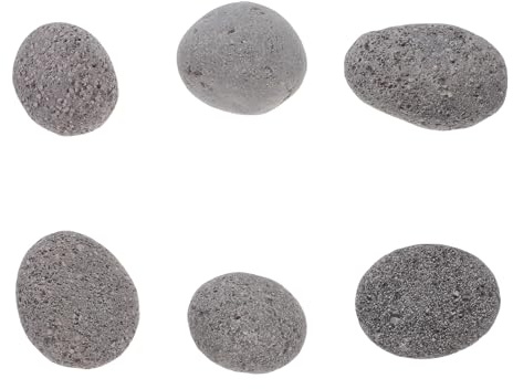 UPKOCH 1 Bolsa de Piedras volcánicas para fogatas - Piedras Reutilizables para chimeneas - Accesorios para chimeneas de Gas - Calentador de Patio Exterior - Parrilla para Barbacoa