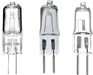 G5.312v35w50w Thick Foot Halogen Lamp Beads Tungsten Small Insert Bubble Aromatherapy Spotlight Wall Light Source Super Bright(G5.3 220V 50W)