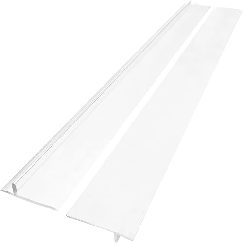 HUANR 2 Pièces Jonction Plan de Travail, 54 cm Alzatina Top Cucina | Facile da Pulire Copertura per Fessure Adatto per Fornelli, Tavoli e Lavelli