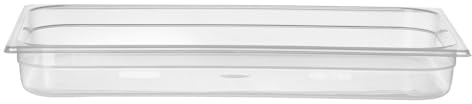 HENDI Gastronormbehälter, Temperaturbeständig von -40° bis 80°C, Geruchs- und geschmackneutral, ohne Deckel, 9L, Polypropylen, GN 1/1, 530x325x(H) 65mm, Transparent