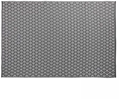Solys Tapis d'extérieur polypropylène Gris 230 x 160 cm