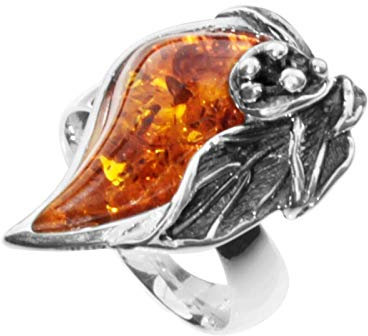 Ring - Jana - Silber 925/000 - Bernstein