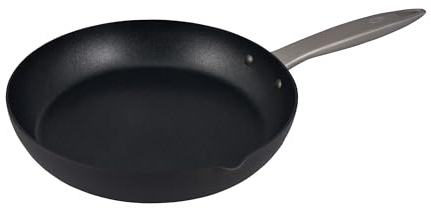 Zyliss Ultimate Pro Pfanne, Antihaftbeschichtung, 24 cm, mit Ausgießer, schwarz, Alpine Chrystal Beschichtung, Spülmaschinengeeignet