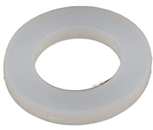 EIFINE 20 Stück 1/2 Zoll;3/4 1 Silikonkautschuk-Flachdichtung O-Lock-Up-Dichtungsscheibe-Lock-Up-Sanitär-Wasserhahn-Unterlegscheibe-Dichtungs-Lock-Up (Color : White 20pcs, Size : 1I2 inch)