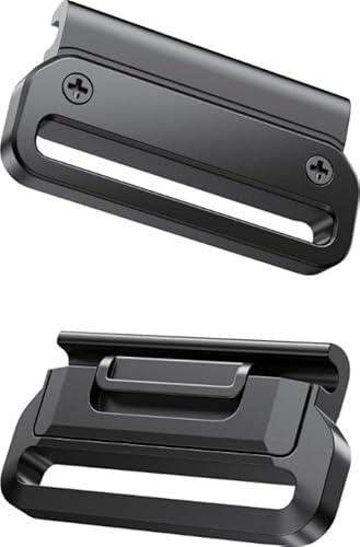 2-pack ersättningsadaptrar i metall för snabbkoppling på 26 mm, kompatibla med Garmin klockor med QuickFit-uttag