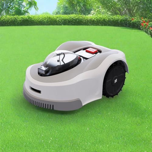 Dispositif de Tondeuse à Gazon Robot sans Fil pour Jardins jusqu'à 3000/6000㎡ Évitement d'obstacles 3D, câble sans limites,Mowsupto0.75Acres(3000㎡)