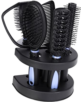 Healvian 5pezzi Petini Per Capelli Di Specchio Pettine Professionale Per Capelli Kit Strumenti Styling Spazzola Districante Per Ricci Antistatica