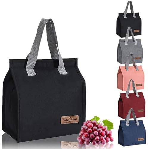 hzbaiyi Lonchera portátil a prueba de fugas, bolsa térmica impermeable para almuerzo, organizador de almuerzo para niños, niñas, niños, mujeres y hombres, para el trabajo, escuela, viajes, picnic