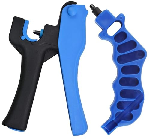 Rolcoassuns Juego de 2 Herramientas para Perforar Tubos de Riego por Goteo, 2 en 1, para Facilitar la Inserción de Accesorios y Emisores de 1/4 y Tuberías de PE de 16/20 mm