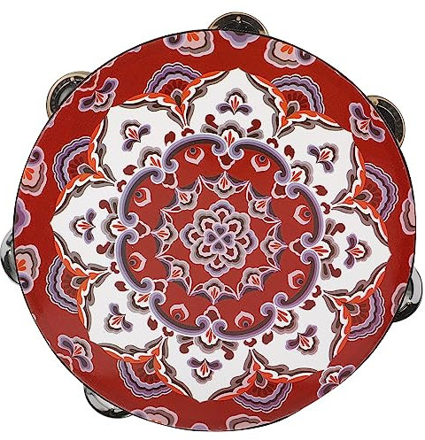 ifundom Handheld Tambourine Für Junge Mädchen Sicheres Und Robustes Musikinstrument Aus Hochwertigen Materialien Für Rhythmus Und Koordinationsförderung Für Spiel Und Frühpädagogik