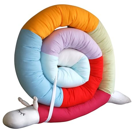 Bettschlange/Bettschnecke XXL (Motiv Pastell) Länge 250cm **personalisierbar** Seitenschläferkissen (mit Schwanzspitze, 300cm)