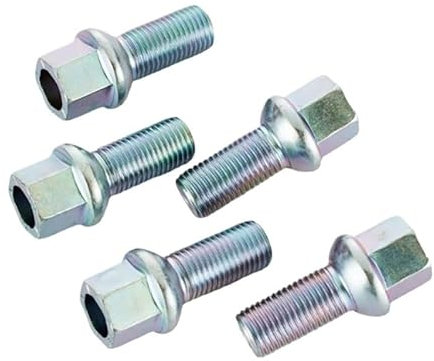 Wheel Nuts,Alloy Wheel Bolts 4PC Adapted Tire Screw Wheel Hub Bolt Screw Fit Use For Vw Golf Jetta Polo Scirocco Fit Use For Audi A6L A4L A1 A3 A5(4pcs)