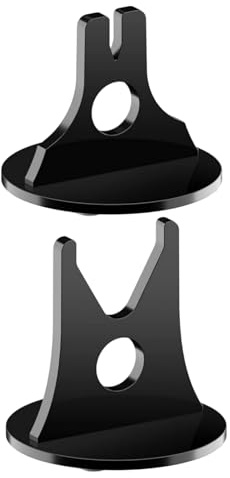 Espositore per coltelli, 2 pezzi, con base antiscivolo, in acrilico, per camera da, scrivania, cucina, cucina, casa, feste, collezione per tavolo