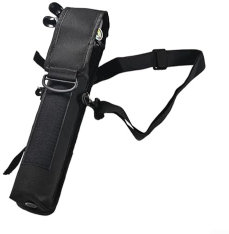 Besttoolifes Sac de rangement cylindrique de plongée 05 l - Housse de protection mobile en polyester - Sac à main pour mini bouteille d'oxygène - Coque légère pour plongée - Noir