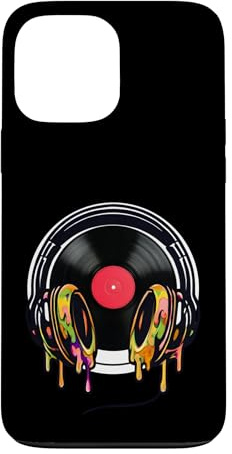 Casque Vinyle DJ Desk Club Music Coque pour iPhone 13 Pro Max