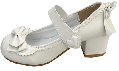 Scarpe Tradizionali Donna Scarpe con Tacco Donna Estive Elegante Fiocco Lucido Rotondo Stiletto Stivaletti Calzature Sera