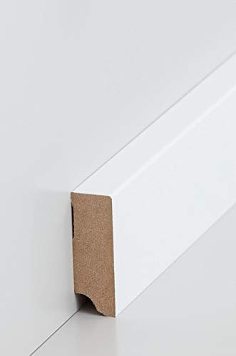 Battiscopa Brühl MDF laminato/721.1958 | Battiscopa | Battiscopa | Battiscopa professionale | Bianco