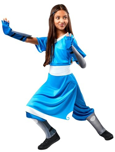 Rubies Costume officiel Avatar Le Dernier maître de l'air Korra Katara pour enfant Taille 11-13 ans