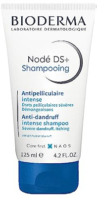 BIODERMA Nodé DS+ Champú Anticaspa - Cuidado Capilar y del Cuero Cabelludo - Limpia Suavemente y Reduce el Exceso de Sebo - Perfume Fresco y Ligero - Recomendado por Dermatólogos - Tubo de 125 ml
