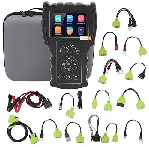 Pyhodi Scanner de Moto, Lecteur de OBD USB Multifonction, Outil de Diagnostic Automobile avec Réinitialisation de la Lampe de Service pour Hartford, pour Aeon, pour SYM, pour