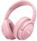 Uliptz Casque Bluetooth avec Microphone, 65 Heures de Lecture, 6 Modes de Son égaliseur, Casque stéréo HiFi sans Fil, Casque Bluetooth 5.3 Pliable léger pour Voyage/Téléphone Portable/TV/PC (Rose)