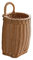 COLLBATH Woven Hanging Basket Handmade Wicker Basket Rustic Storage Organizer for Farmhouse Kitchen Garden Office Home