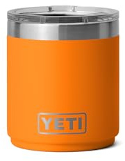 YETI Rambler 10 oz Stackable Lowball 2.0, Vacuum Insulated, Stainless Steel with MagSlider Lid, King Crab