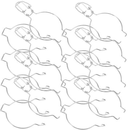 PartyKindom 15stücke Drahtbügel Für Weithalsgläser Verschlussklammern Aus Edelstahl Halter Für Drahtklammern Schnalle Für Glas Regal Für Glaslagerung Drahtgriffe Für Glas