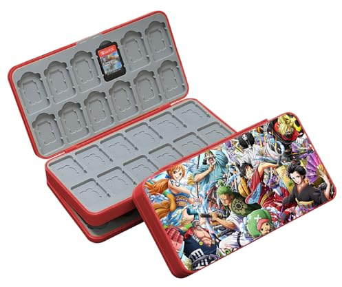 BAYINBROOK Switch Game Card Holder with Magnetic Lock – 48 Game Cartridge & 48 MicroSD Card Slots, Large Capacity Portable, Portable Travel Storage Case Compatible with Nintendo Switch (S6)
