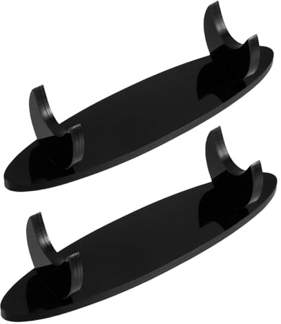 Toyvian 2piezas Soportes para Flauta de Escritorio Soporte Acrílico para Flauta y Piccolo para Mesas Aulas y Oficinas