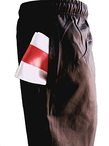 Tai Chi/Wushu Pants in Poly/Cotton (65/35) with Two Front Pockets (Kid-Large) Black