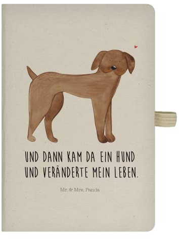 Mr. & Mrs. Panda DIN A5 Baumwoll Notizbuch Hund Dogge - Geschenk, Herz, Hundemama, Journal, Hundebesitzer, Great Dane, Sprüche, Hunde, Kladde, Haustier, Adressbuch, Hunderasse, Eintragebuch, süß