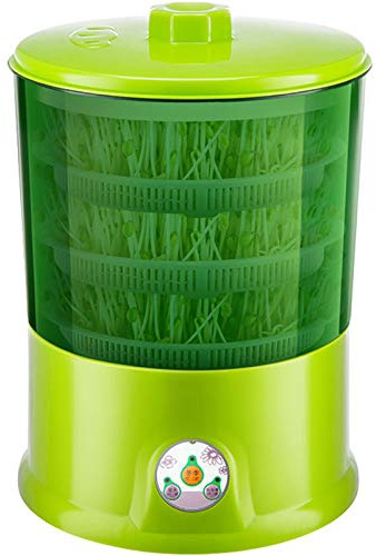 Germinador Automático, Máquina Automática Inteligente de Brotes de Frijoles, Control de Temperatura y Herramienta de Cultivo de Semillas de Riego Automático