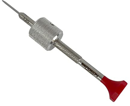 Bergeon 30081-TAM-120 Schlagzeug-Uhren-Schraubendreher, 1,20 mm Werkzeug, Rot/Ausflug, einfarbig (Getaway Solids)