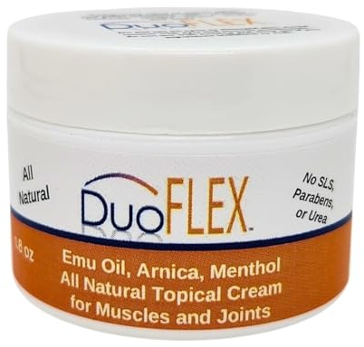 Songline Duoflex Emu Oil Topical Cream - All Natural – Emu, Arnica and Menthol (1.8 oz.)