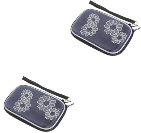 UKCOCO 2 Pezzi Custodia Per Disco Rigido Custodia Protettiva Per Hdd Da 2 5 Pollici Custodia Per Pc Accessorio Borsa Di Stoccaggio Adatta Ai Viaggi Per Hdd U