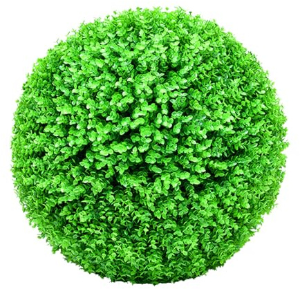 DSFHVBDD Sfere di Bosso, Bosso Sfere Pianta Artificiale, Topiaria Palle Dall'aspetto Realistico, Palline Topiaria Decorative, per Cortile, Giardino, Decorazioni (A 31cm)
