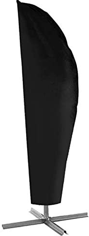 Funda Sombrilla Exterior Impermeable Parasol de parasol de mercado impermeable patio con cremallera para 6 tamaños cubiertas de paraguas al aire libre(265cm)