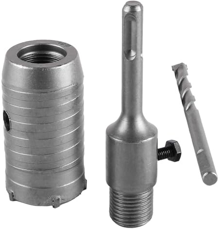 ZONADAH 40mm Round Handle Hole Saw Cutter with 110mm Adapter for Concrete, Stone, Brick, Foam