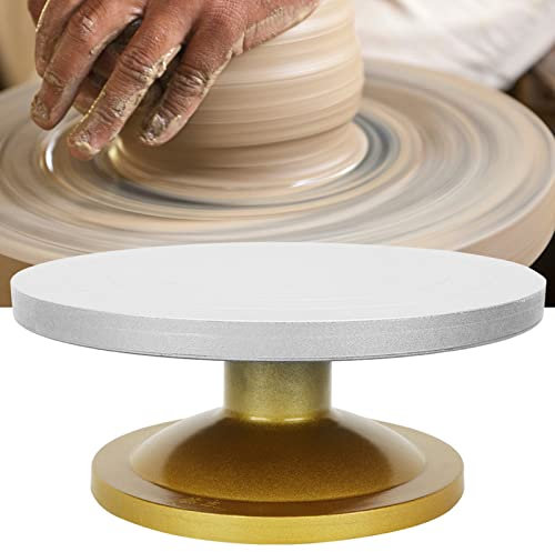 RASTKY Piatto Girevole in Ceramica con Profilo Professionale in PVC per Tornio per Modellare L'argilla Facile e di Buona capacità, Leggero e Facile da Installare per Gli Appassionati di