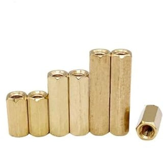 10 teile/los Hex Buchse auf Buchse M2 M2.5 M3 M4 M5 messing standoff spacer Hexagonal Stud Spacer Hohl Säulen Schraube(35mm x10pcs)
