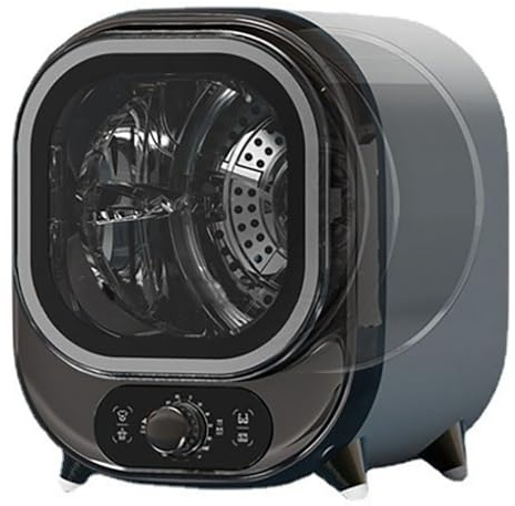 Secadora De Condensador Portátil De 5 Kg, Mini Secadora Por Centrifugado Compacta, Capacidad De Carga De 0,8 Kg, Sonda Controlada De Temperatura Doble, Luz Azul Antibacteriana De 360 ​​​​° Para Uso En