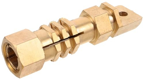 IMIKEYA Cabezal de bloqueo de pistola de soldar Adaptador soldador extractor de abolladuras cabeza de bronce para reparación de carrocerías punta de abrazadera spotter para soldar Golden